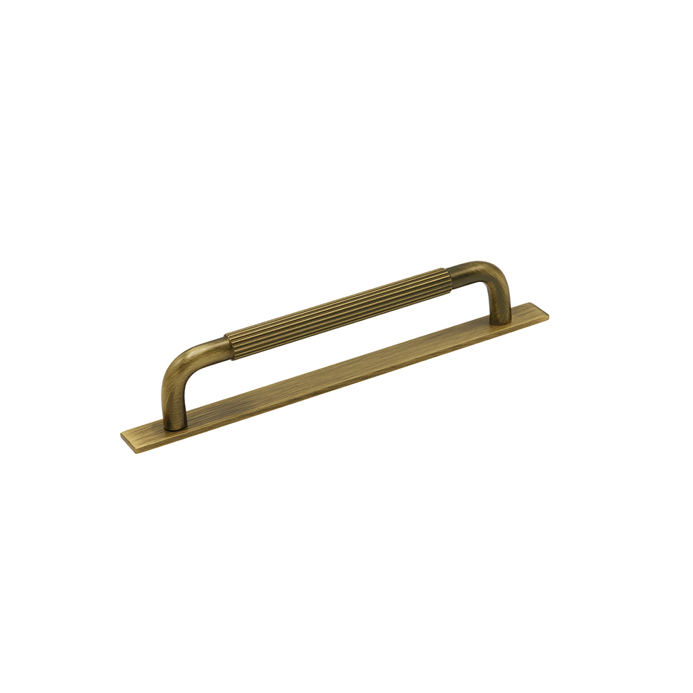 Handle Helix Stripe/Back Plate - Antique Bronze in the group Cabinet Handles / Color/Material / Antique at Beslag Online (htg-stripe-bricka-antik)