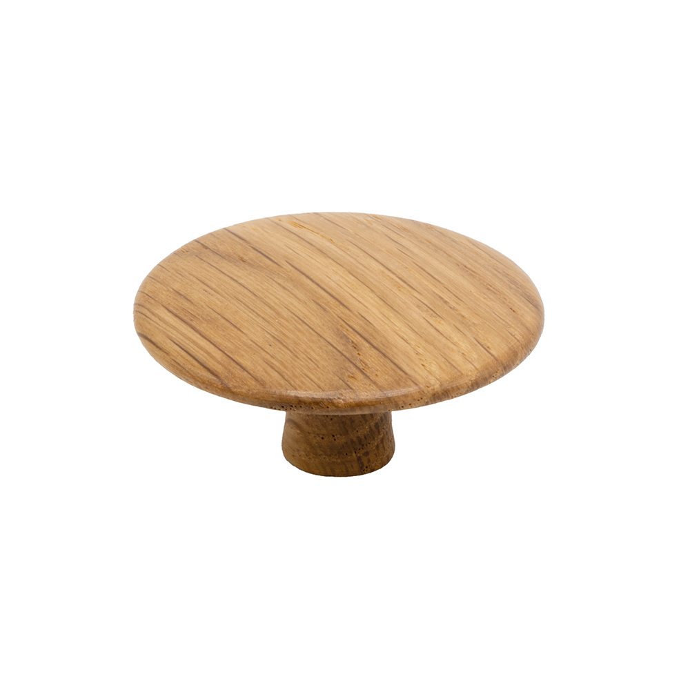 Cabinet Knob Split - Oak in the group Cabinet Knobs / Color/Material / Wood at Beslag Online (kn-split-ek)
