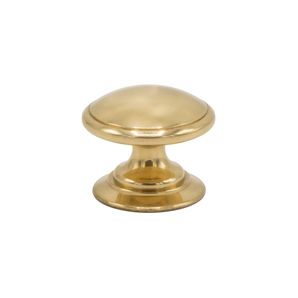 Cabinet Knob 24466 - Polished Brass in the group Cabinet Knobs / Color/Material / Brass at Beslag Online (knopp-24466-massing)