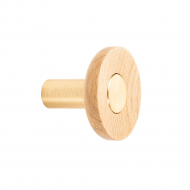 Hook Zoot - 60mm - Oak/Brass