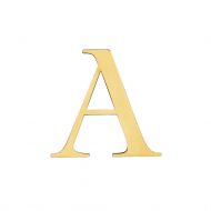House Letter Century - Brass