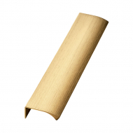 Profile Handle Edge Straight - Brushed Brass