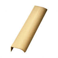 Profile Handle Edge Straight - 200mm - Brushed Brass