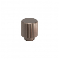 Cabinet Knob Helix Stripe - 20mm - Dark Bronze