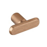Knob T Fase - Dark Brushed Brass
