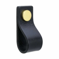 Loop - Black Leather/Brass