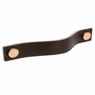 Handle Loop - 128mm - Brown Leather/Coppar
