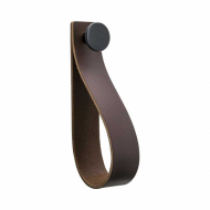 Loop Strap - Brown Leather/Matte Black