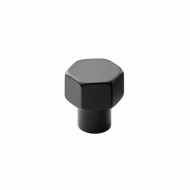 Cabinet Knob Hexa - 24mm - Matte Black 
