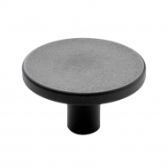 Cabinet Knob Plato Ocean IX - 42mm - Matte Black 
