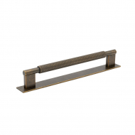 Handle Arpa/Back Plate - 192mm - Antique Brass