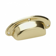 Bin Pull 1843 - Polished Brass