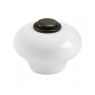 Knob 409 - 32mm - Antique/Porcelain