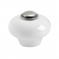Knob 409 - 32mm - Tin/Porcelain