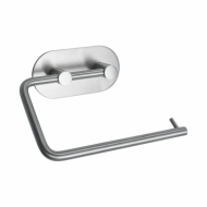 Base 100 Toilet Roll Holder - Brushed Stainless Steel Finish