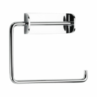 Solid Toilet Roll Holder - Chrome