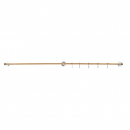 Extension Rod Aveny - 600mm - Oak/Brushed Stainless