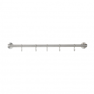 Kitchen Rail Aveny - 600mm - Complete - Brushed Stainless