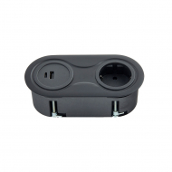 Power Socket Infini - Matte Black