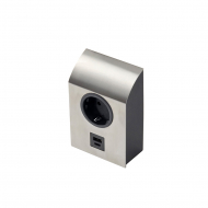 Power Socket Mini Born - Stainless Steel Look