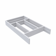  Cutlery drawer Flex Basic - White