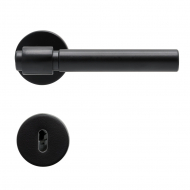 Door Handle Helix 200 Plain - Black