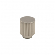 Cabinet Knob Helix Stripe - Stainless Steel Finish