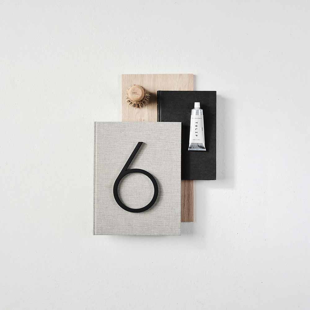 House Number Contemporary - 6 - Black