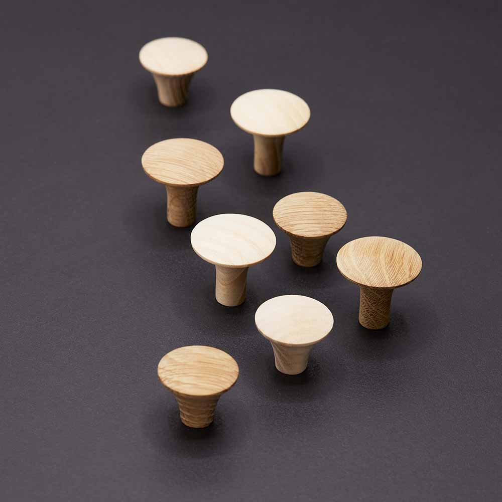 Cabinet Knob Rut - Untreated Oak