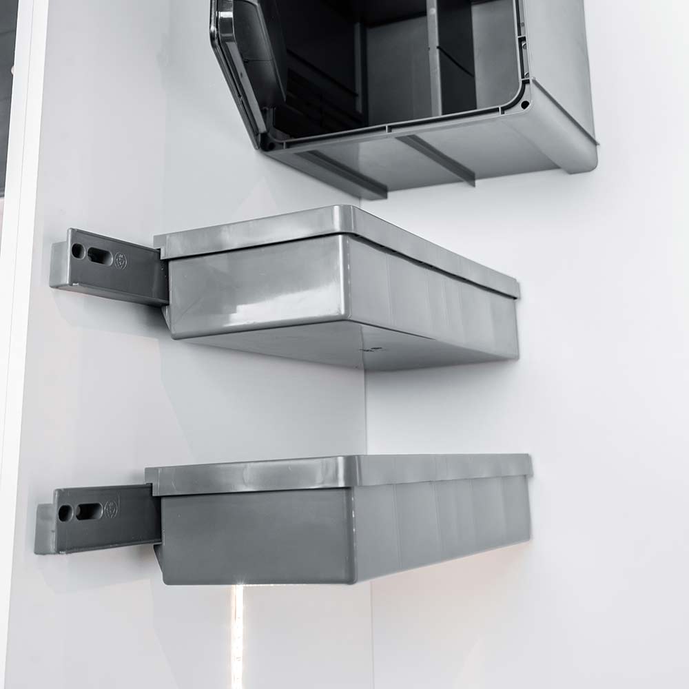 Cleaning Cabinet Tray - Dark Gray