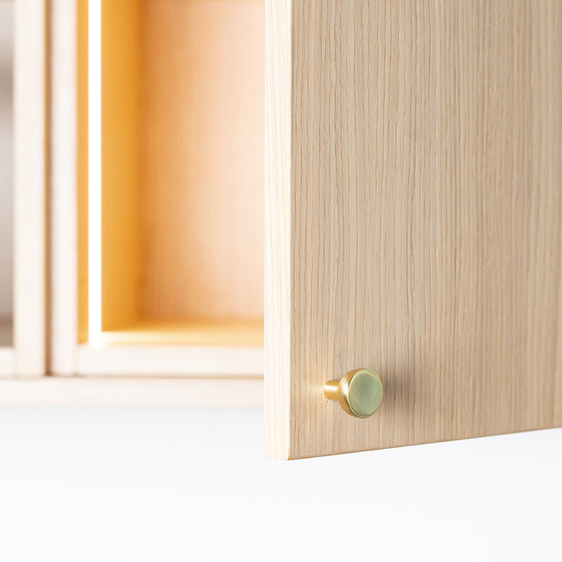 Cabinet Knob Copenhagen - 25mm - Polished Brass