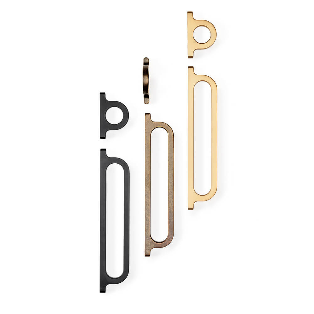 Handle Omega - 32mm - Antique Brass