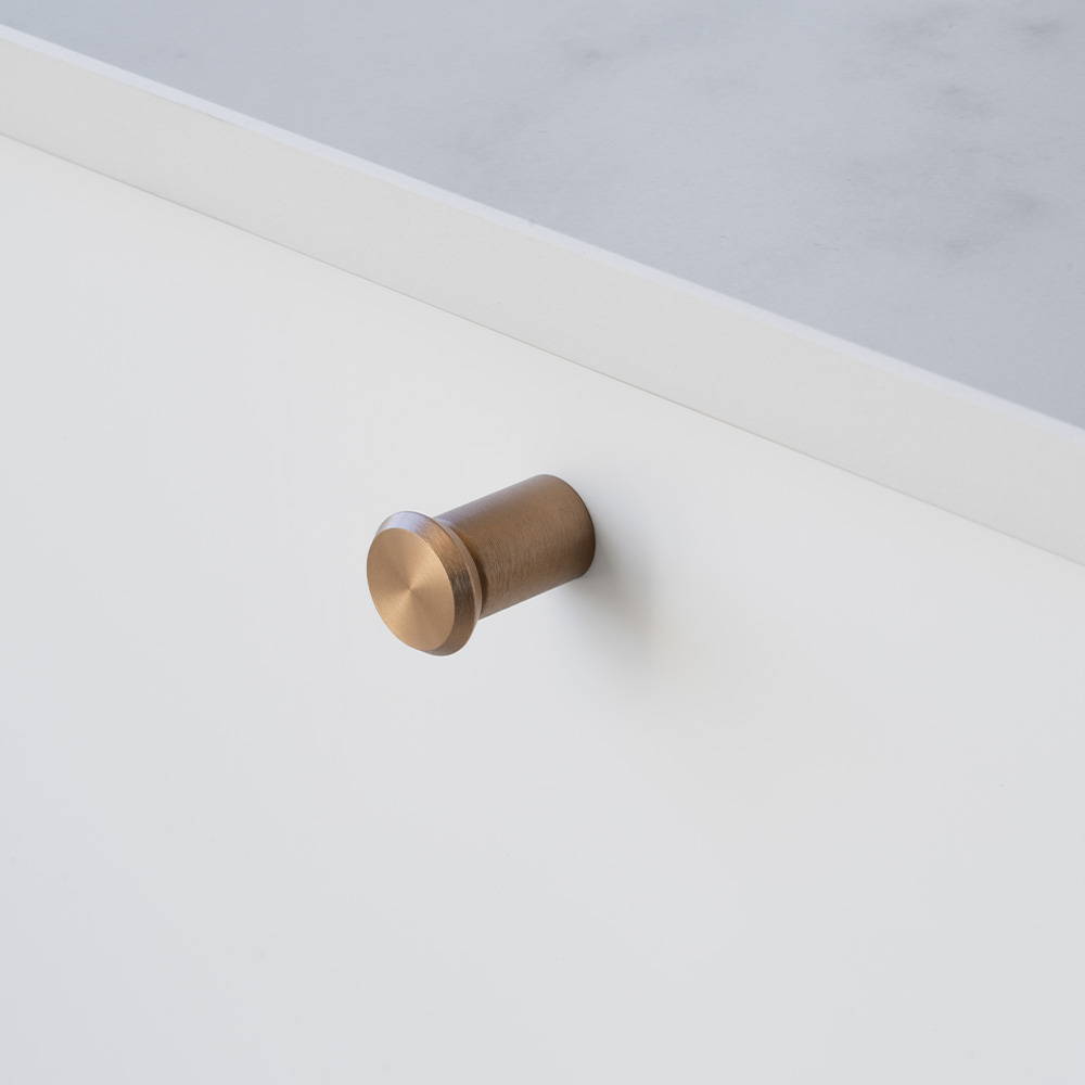 Knob Fase Ø23mm - Dark Brushed Brass