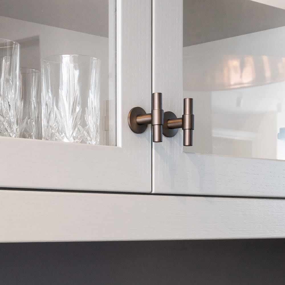 Cabinet Knob T Uniform - Burnished Brass