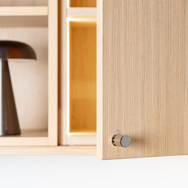 Cabinet Knob Solo - 21mm - Nickel Plated