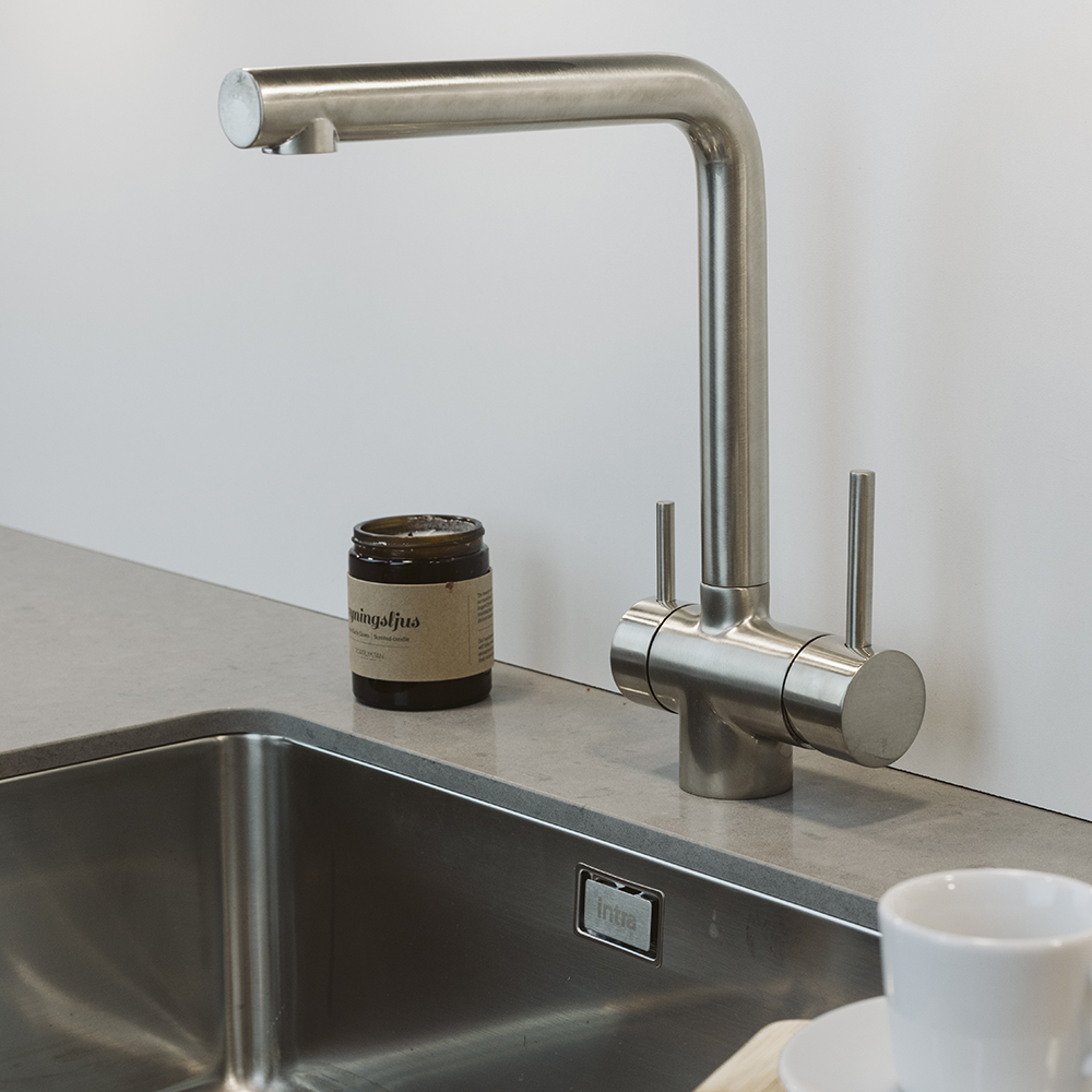 Kitchen Mixer Tap Milano - Stainless Steel
