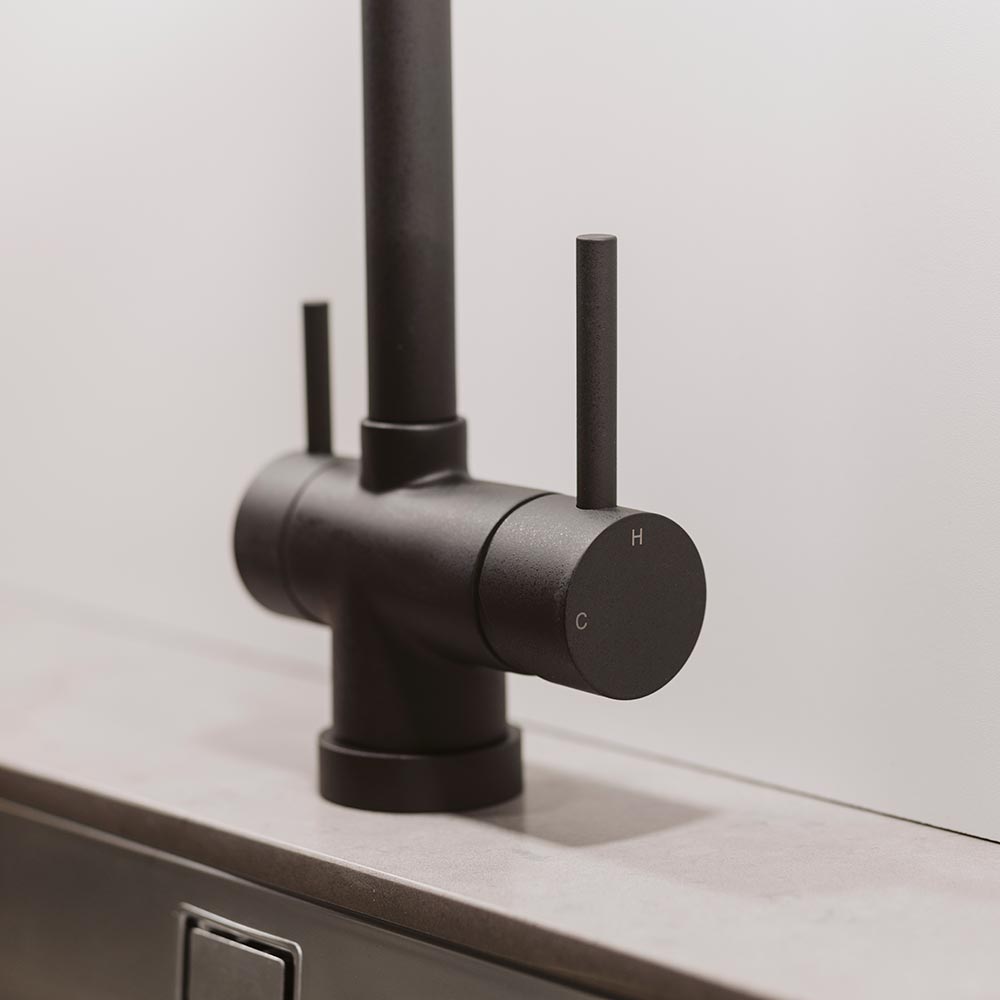 Kitchen Mixer Tap Rom - Silgranit Black