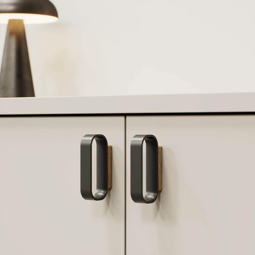 Handle Race  - Oak/Matte Black