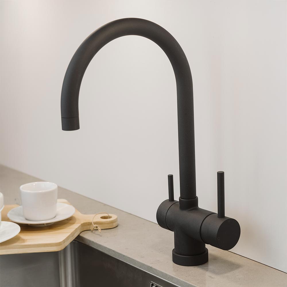 Kitchen Mixer Tap Paris - Silgranit Black