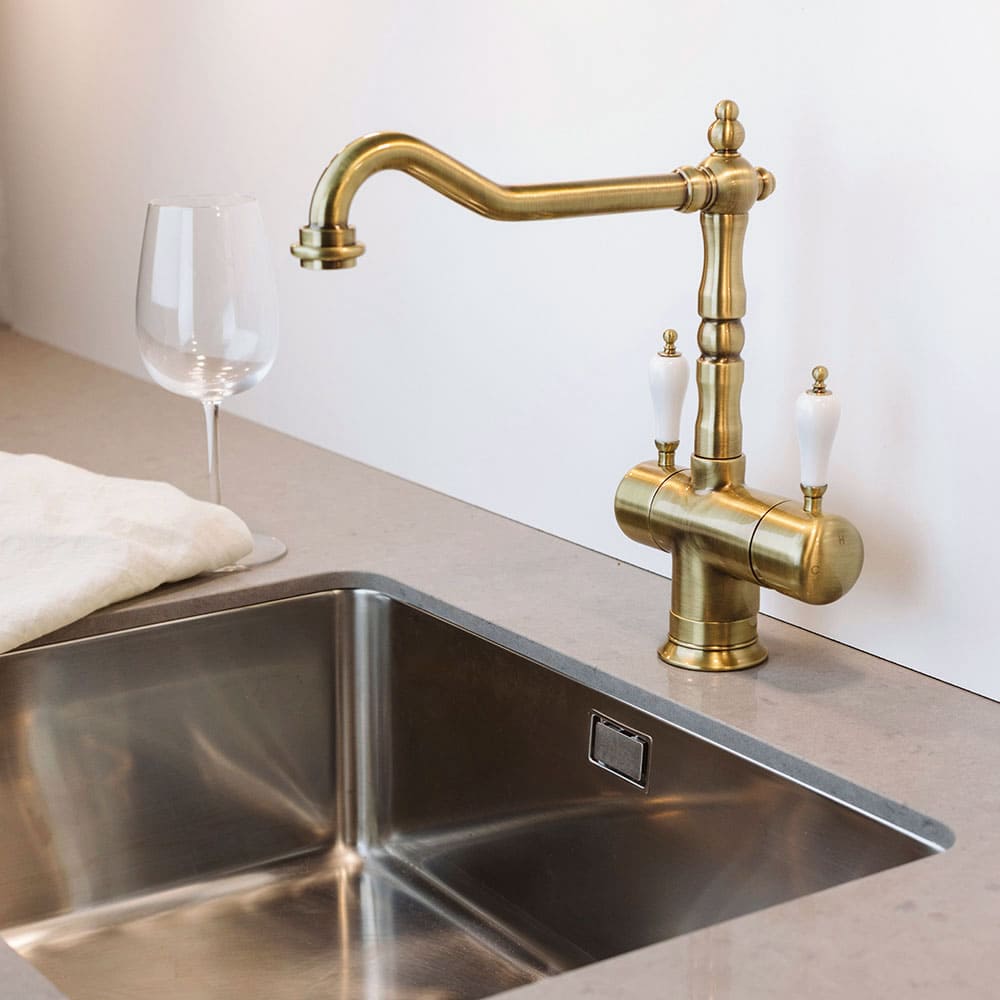 Kitchen Mixer Tap Oslo Retro - Bronze