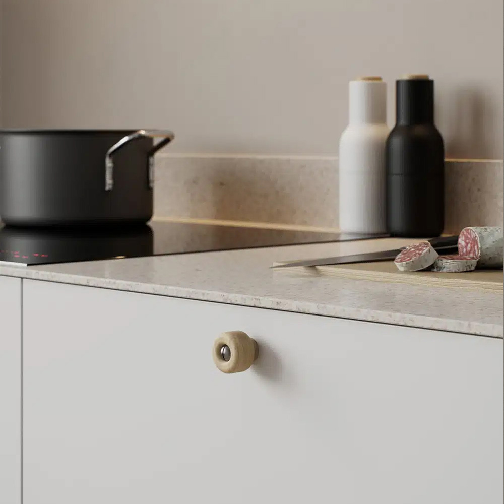 Cabinet Knob Nola - 30mm - Nordic Oak