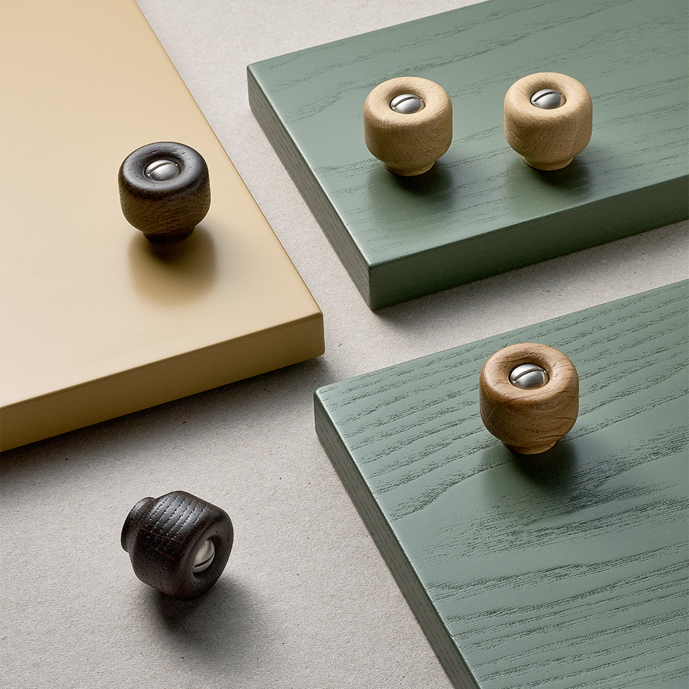 Cabinet Knob Nola - 30mm - Nordic Oak
