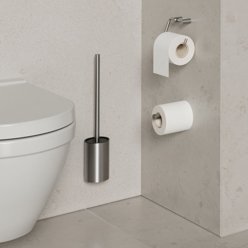 Toilet Brush Stay - Brushed Stainless Steel