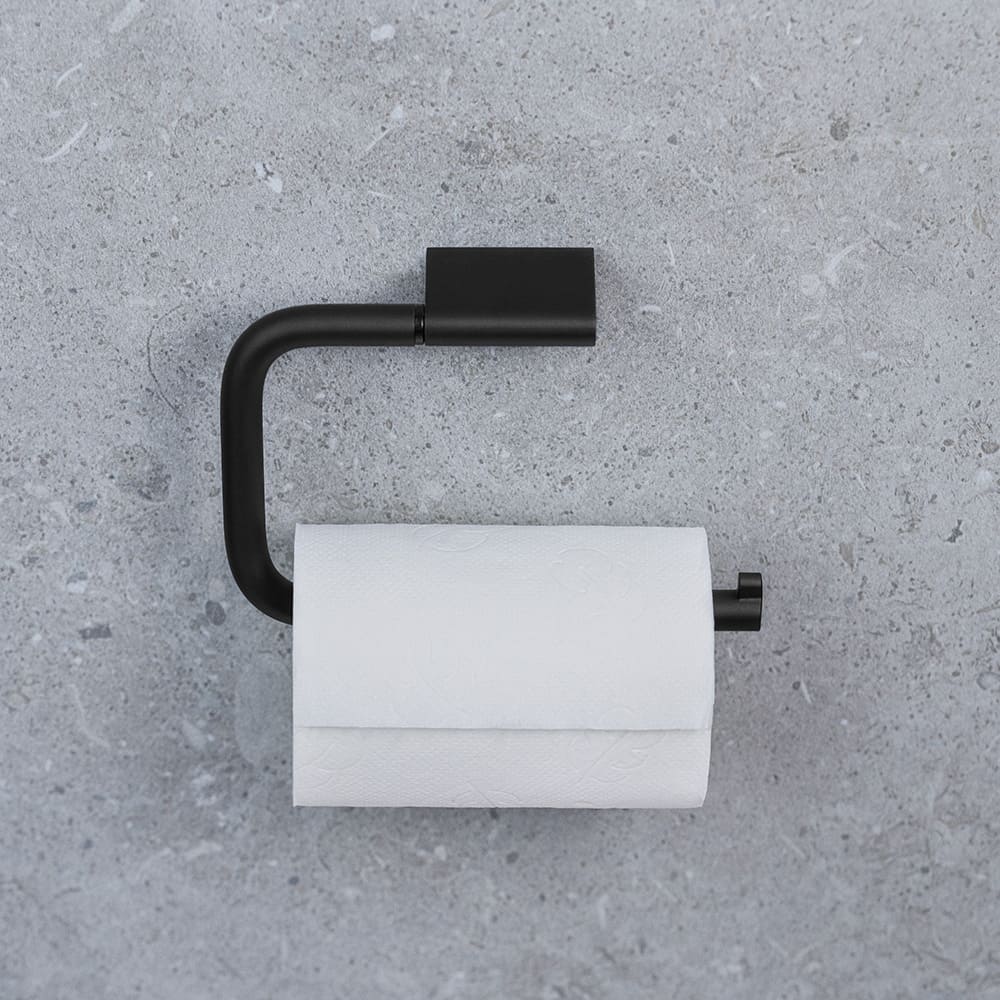 Toilet Roll Holder Flow - Matte Black