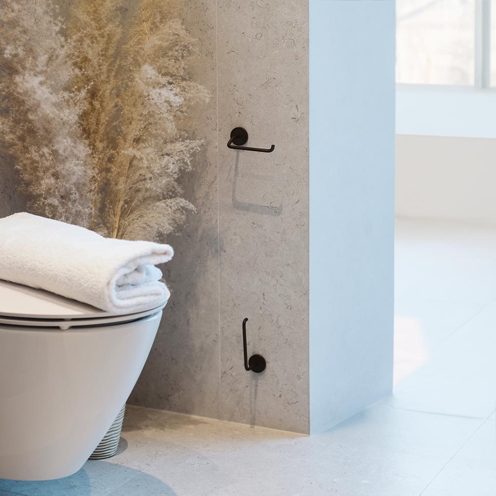 Spare Paper Holder Calm - Burnished Brass