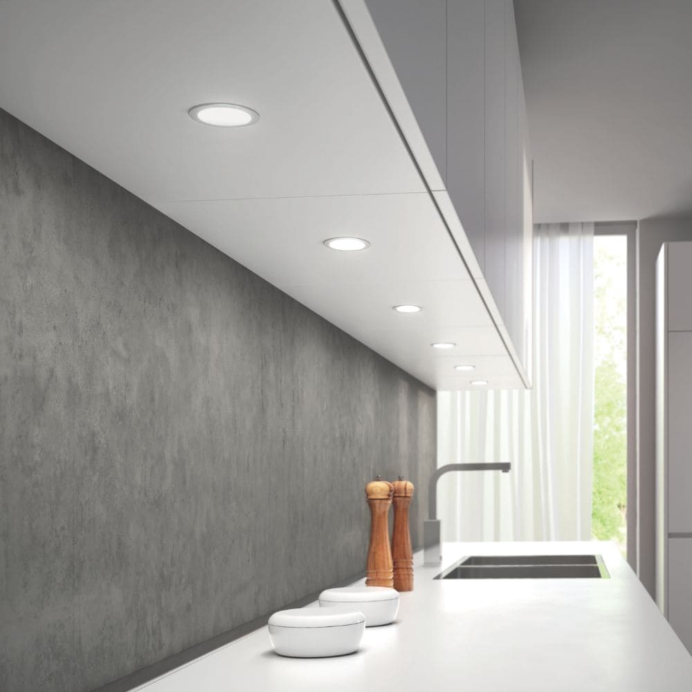 LED-Spot Atom - Stainless look