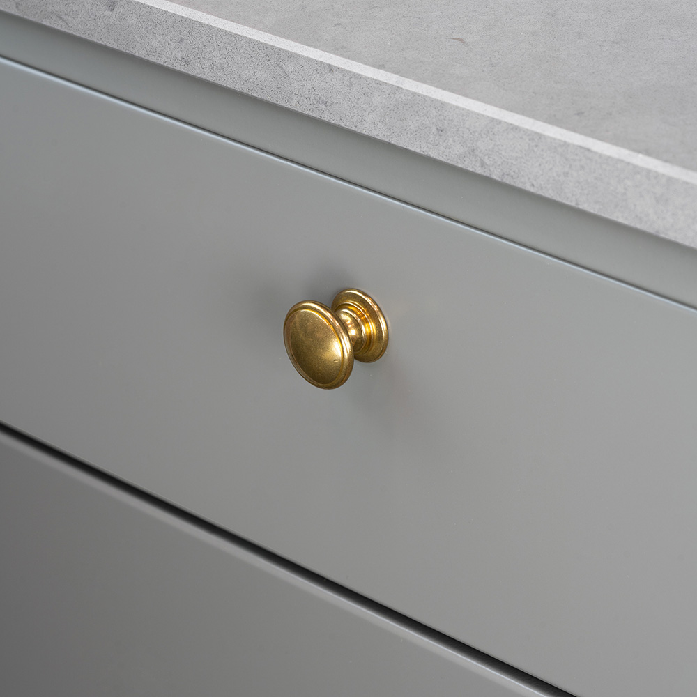 Cabinet Knob Solliden - Polished Untreated Brass