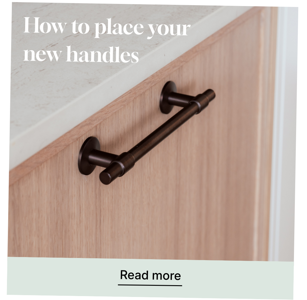 How to place your new handles