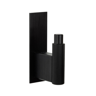 Hook Arpa/Back Plate - Brushed Black in the group Hooks / Color/Material / Black at Beslag Online (10044-BO)