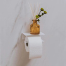Toilet Roll Holder Hold - White